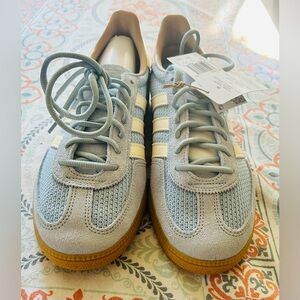 adidas light Blue and White Sneakers